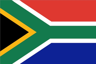 Südafrika Flagge