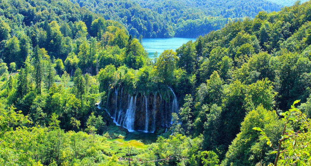 Kroatien Natur Wasserfall