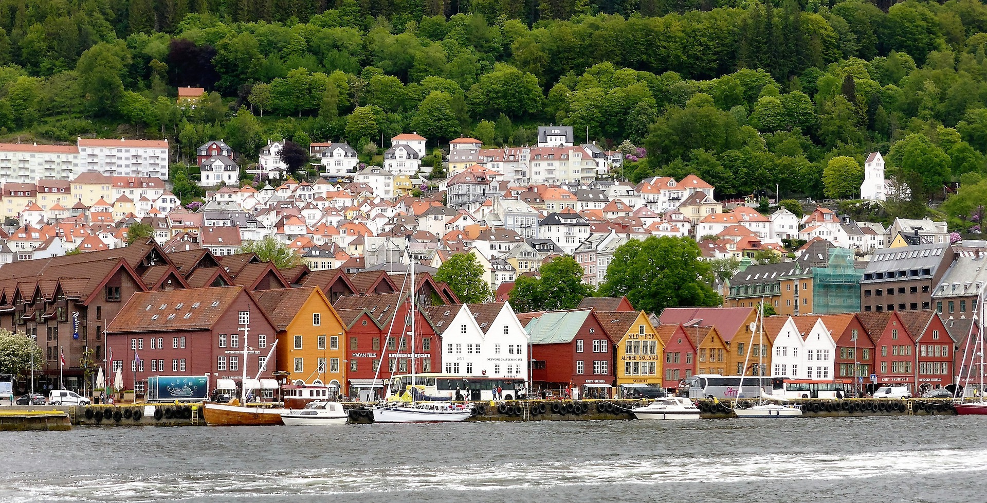 Küstenstadt - Norwegen
